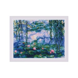 Riolis Embroidery kit Water Lilies after C. Monet