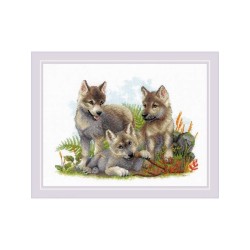 Riolis Embroidery kit Sons of the Forest
