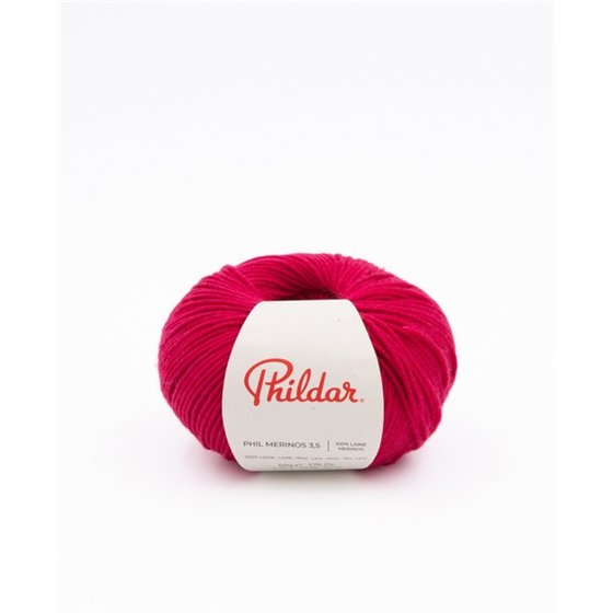Phildar knitting yarn Phil Merinos 3.5 Framboise