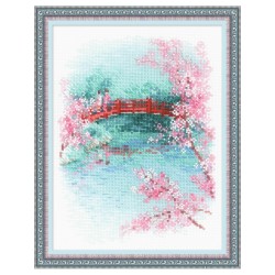 Riolis Embroidery kit Sakura. Bridge 