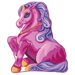 Embroidery kit My Unicorn (Cushion Front)