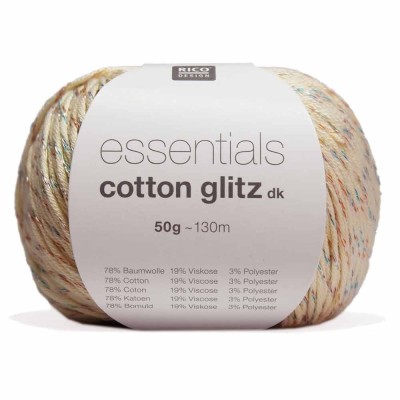 Crochet yarn Essentials cotton glitz