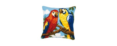 Stitch cushion kit Birds